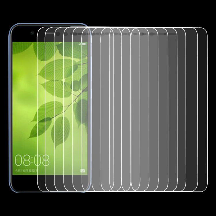 10 PZ per Huawei nova 2 Lite 0,26mm 9H Durezza superficiale 2.5D Pellicola per schermo in vetro temperato antideflagrante, For nova 2 Lite