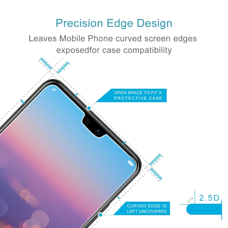 10 PZ per Huawei P20 P20 0,26mm 9H Durezza superficiale 2,5D Pellicola per schermo in vetro temperato antideflagrante, For P20