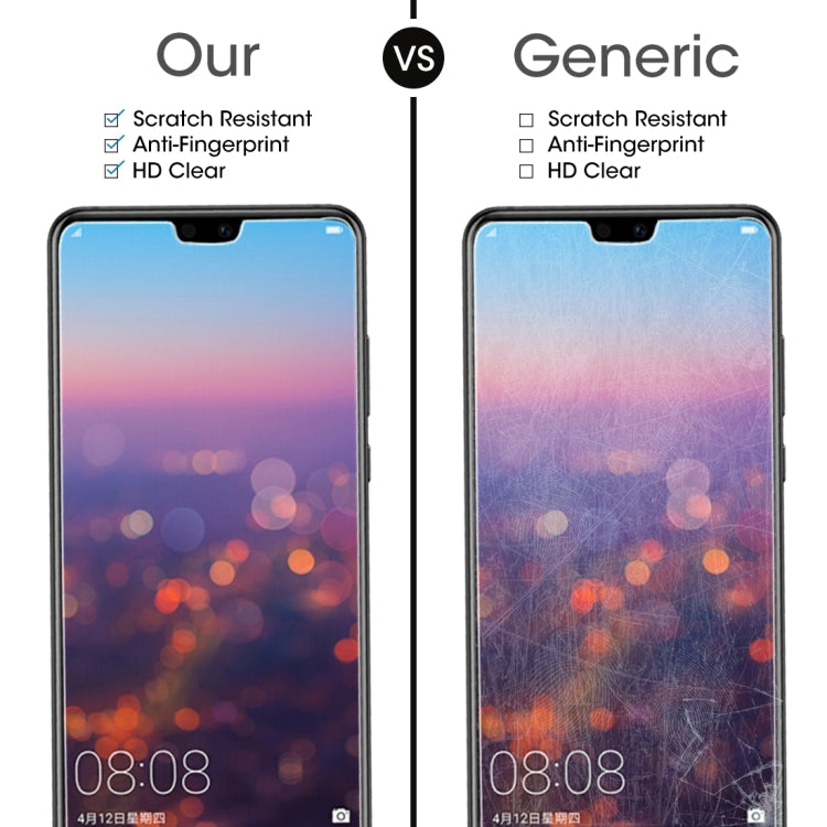 10 PZ per Huawei P20 P20 0,26mm 9H Durezza superficiale 2,5D Pellicola per schermo in vetro temperato antideflagrante, For P20