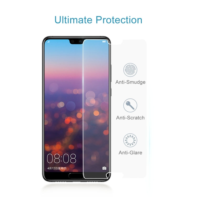 10 PZ per Huawei P20 P20 0,26mm 9H Durezza superficiale 2,5D Pellicola per schermo in vetro temperato antideflagrante, For P20