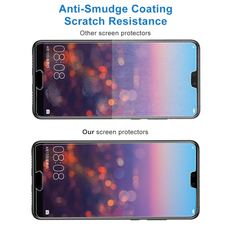 10 PZ per Huawei P20 P20 0,26mm 9H Durezza superficiale 2,5D Pellicola per schermo in vetro temperato antideflagrante, For P20