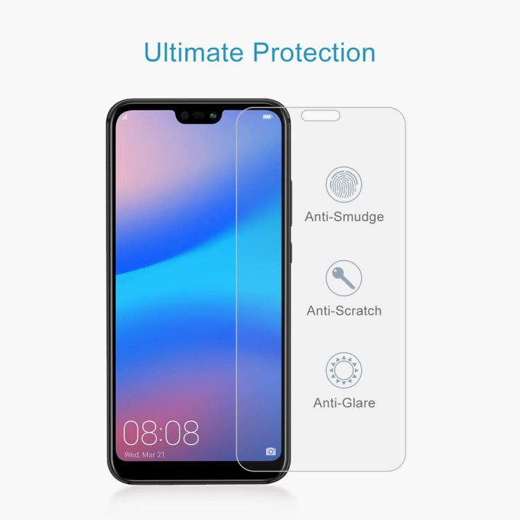 Per Huawei P20 Lite 0,26 mm 9H Durezza superficiale 2,5D Pellicola per schermo in vetro temperato antideflagrante, For P20 Lite
