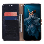 Custodia portafoglio in pelle per Huawei Honor 20