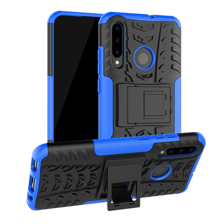 Custodia antiurto TPU+PC con supporto per Huawei P Smart+ 2019