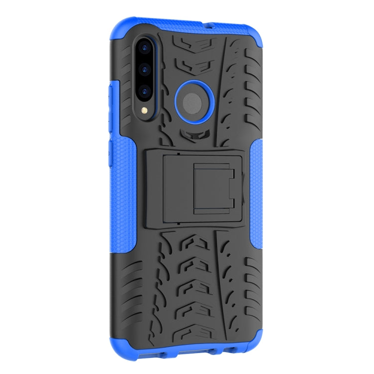 Custodia antiurto TPU+PC con supporto per Huawei P Smart+ 2019