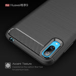 Custodia in TPU fibra di carbonio per Huawei Enjoy 9