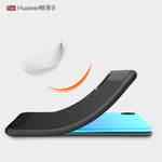 Custodia in TPU fibra di carbonio per Huawei Enjoy 9