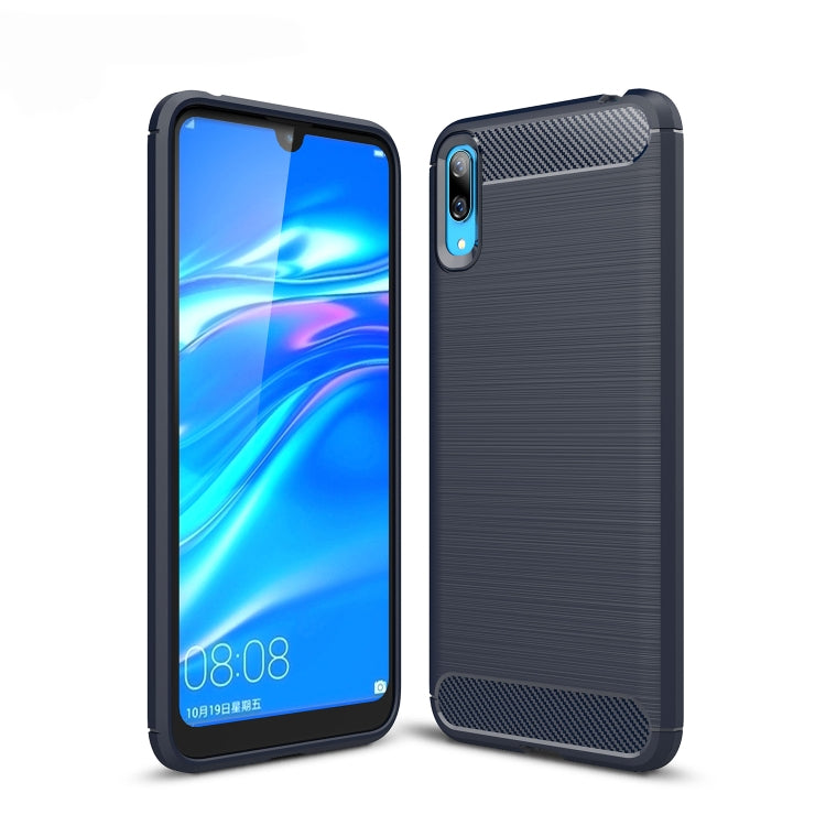 Custodia in TPU fibra di carbonio per Huawei Enjoy 9