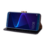 Custodia portafoglio in pelle per Huawei Honor 10