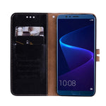 Custodia portafoglio in pelle per Huawei Honor 10