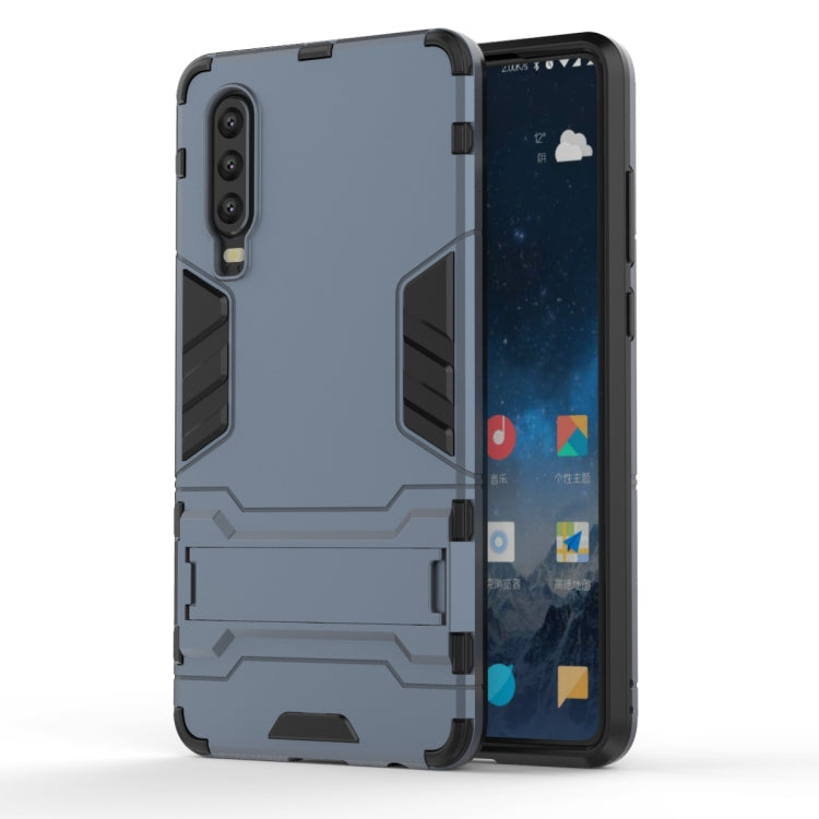 Custodia antiurto in PC + TPU per Huawei P30, con supporto, For Huawei P30