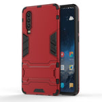 Custodia antiurto in PC + TPU per Huawei P30, con supporto, For Huawei P30