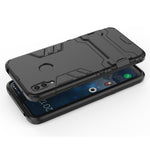 Custodia antiurto PC TPU per Huawei Y7 2019 con supporto