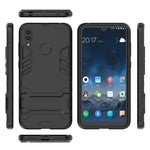 Custodia antiurto PC TPU per Huawei Y7 2019 con supporto