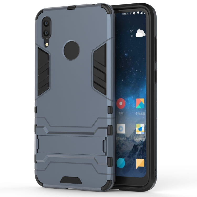 Custodia antiurto PC TPU per Huawei Y7 2019 con supporto
