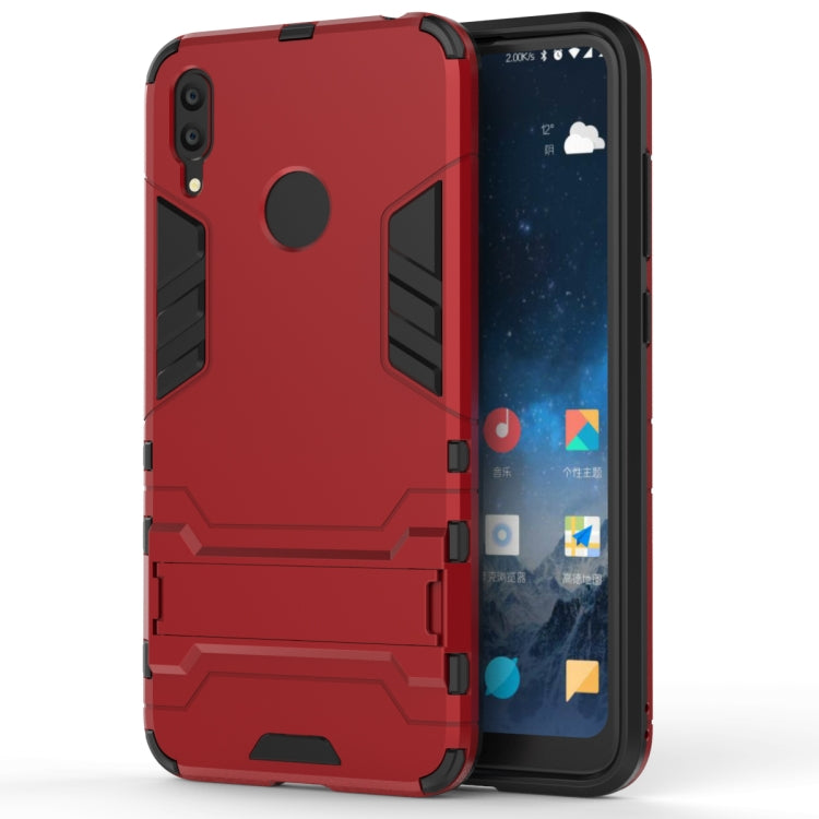 Custodia antiurto PC TPU per Huawei Y7 2019 con supporto