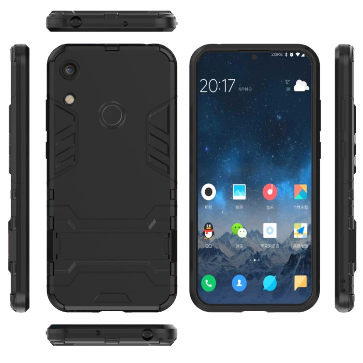 Custodia antiurto PC TPU per Huawei Honor 8A con supporto