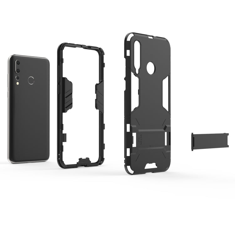 Custodia antiurto in PC + TPU per Huawei Nova 4, con supporto, For Nova 4, For Huawei Nova 4