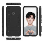 Custodia antiurto in PC + TPU per Huawei Nova 4, con supporto, For Nova 4, For Huawei Nova 4