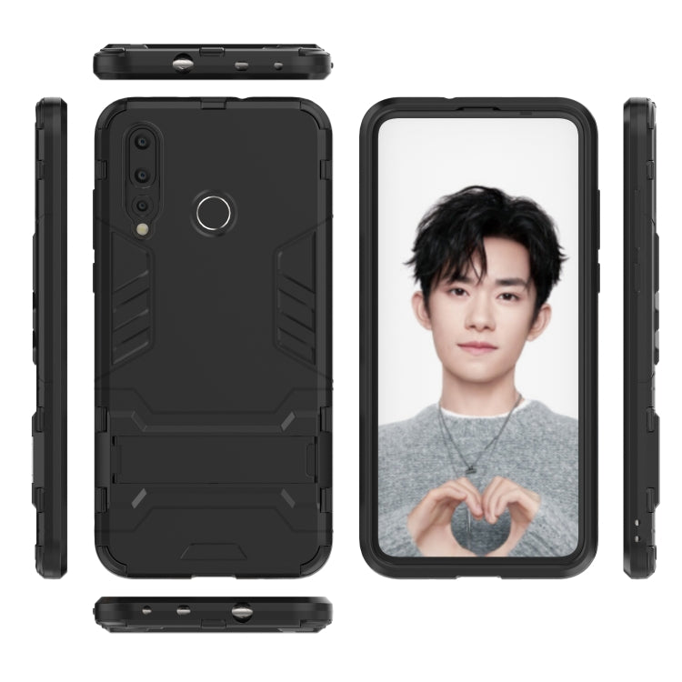 Custodia antiurto in PC + TPU per Huawei Nova 4, con supporto, For Nova 4, For Huawei Nova 4