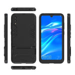 Custodia antiurto per PC + TPU per Huawei Enjoy 9, con supporto, For Huawei Enjoy 9