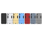 Custodia antiurto per PC + TPU per Huawei Enjoy 9, con supporto, For Huawei Enjoy 9