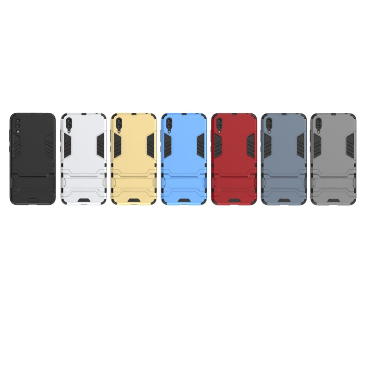 Custodia antiurto per PC + TPU per Huawei Enjoy 9, con supporto, For Huawei Enjoy 9