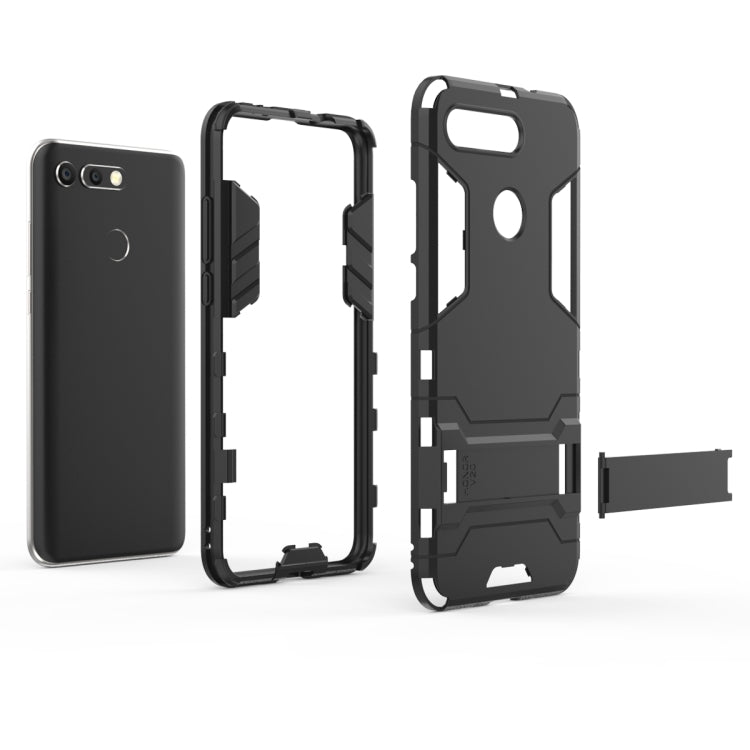 Custodia antiurto per PC + TPU per Huawei Honor V20, con supporto, For Honor V20, For Huawei Honor V20