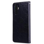 Custodia in pelle con supporto per Huawei P30 Pro