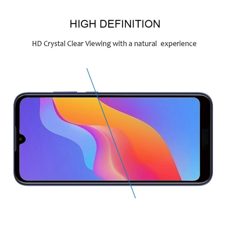 Pellicola in vetro temperato a schermo intero 9H 2.5D da 0,3 mm per Huawei Honor 8A, For Huawei Honor Play 8A