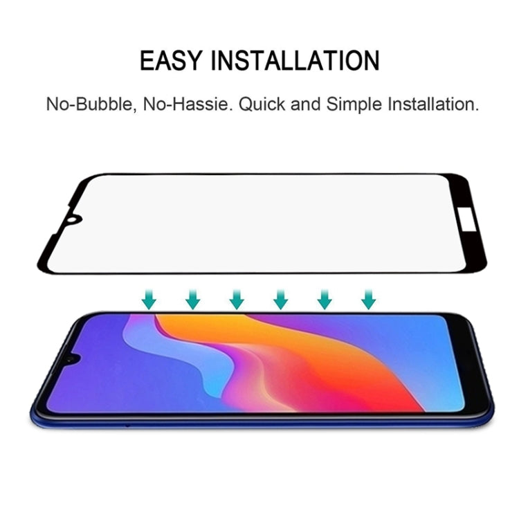 Pellicola in vetro temperato a schermo intero 9H 2.5D da 0,3 mm per Huawei Honor 8A, For Huawei Honor Play 8A