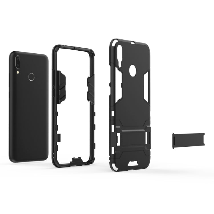 Custodia antiurto per PC + TPU per Huawei Y9 (2019) / Enjoy 9 Plus, con supporto, For Huawei Y9 (2019) / Enjoy 9 Plus, For Huawei Y9 (2019)