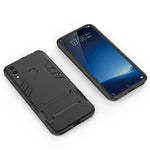 Custodia antiurto in PC + TPU per Huawei Honor 8C, con supporto, For Huawei Honor 8C, For Honor 8C