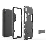 Custodia antiurto in PC + TPU per Huawei Honor 8C, con supporto, For Huawei Honor 8C, For Honor 8C
