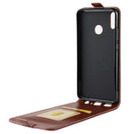 Custodia in pelle con slot carte per Huawei Honor 8X