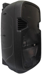 Cassa acustica ricaricabile trolley 12" 40W Luce LED Bluetooth/SD/USB Radio FM HBM-712