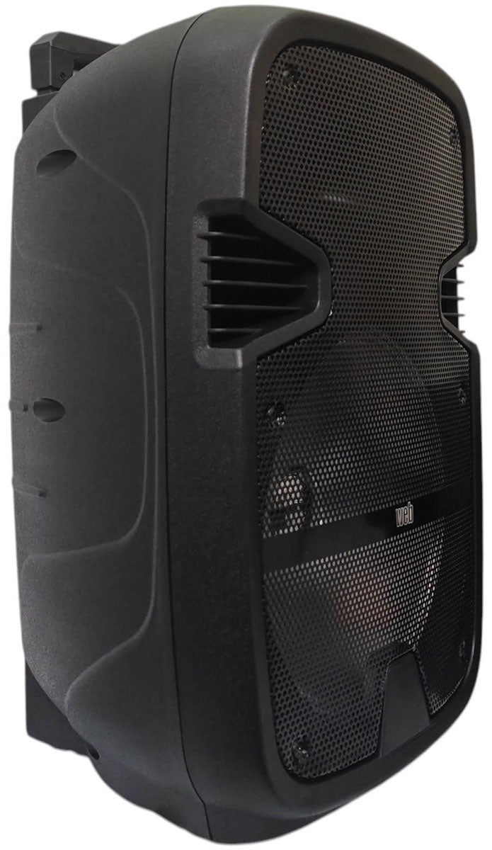 Cassa acustica ricaricabile trolley 12" 40W Luce LED Bluetooth/SD/USB Radio FM HBM-712