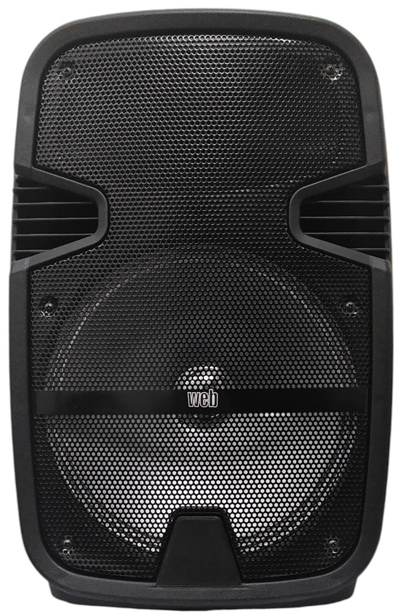 Cassa acustica ricaricabile trolley 12" 40W Luce LED Bluetooth/SD/USB Radio FM HBM-712