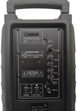 Cassa acustica ricaricabile trolley 12" 40W Luce LED Bluetooth/SD/USB Radio FM HBM-712