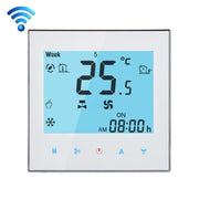 2-Pipe Programmable Room Thermostat with LCD Display, Air Conditioning, for Fan Coil Unit, Supports Wi-Fi
