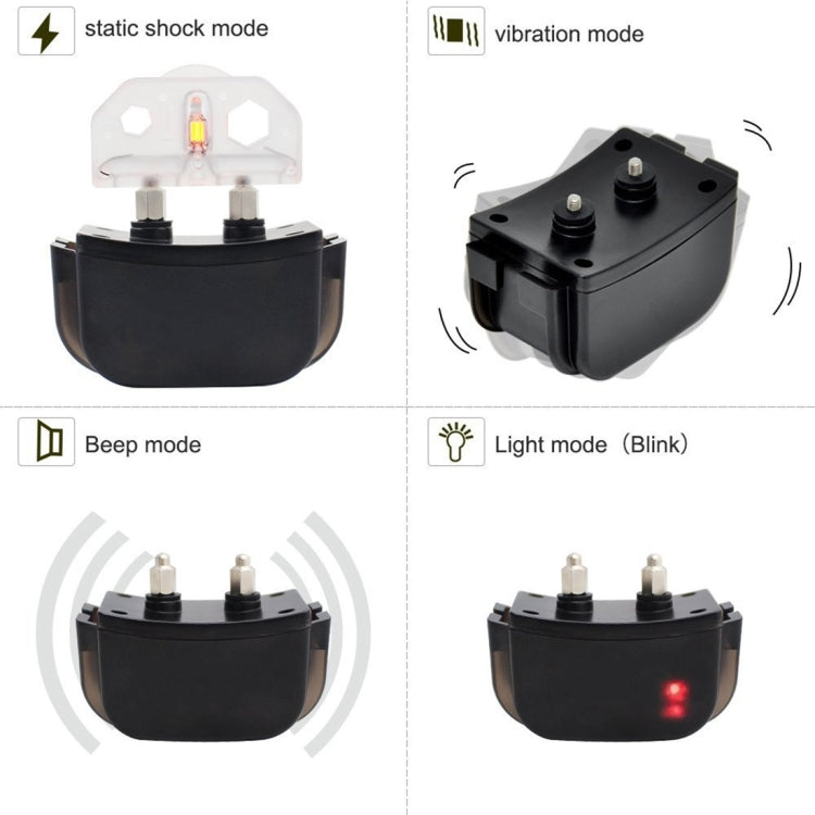 Collare di addestramento per cani da compagnia a distanza da 300 m ricaricabile e impermeabile con display LCD, 300m Remote