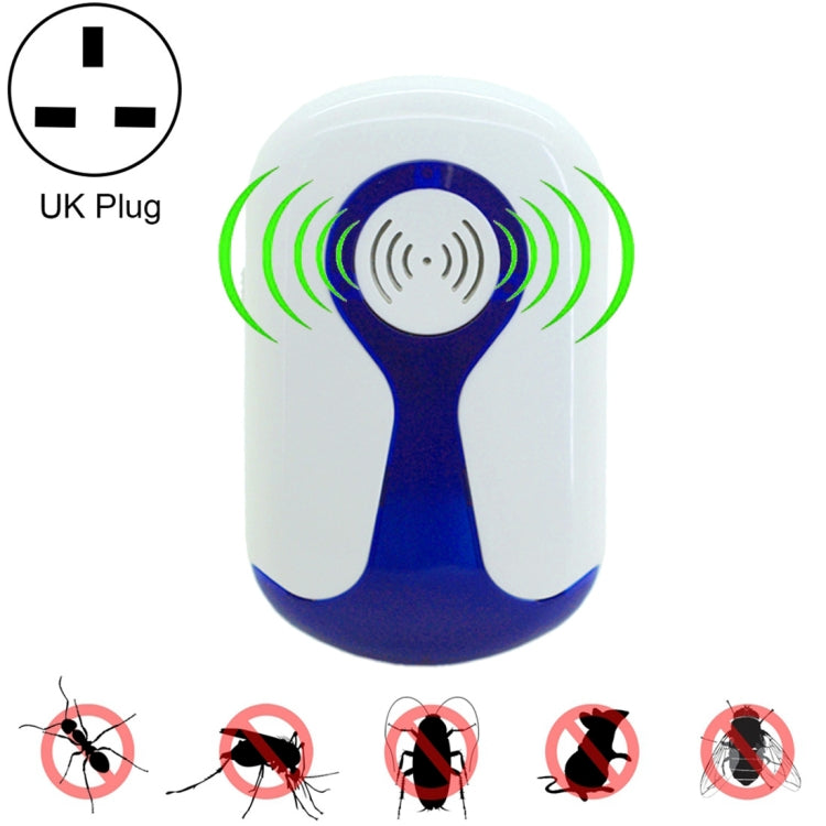 Repellente elettronico ad ultrasuoni anti zanzare per ratti e parassiti da 3 W con luce, spina americana, CA 90-240 V, UK Plug, US Plug