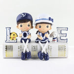 Resina creativa LOVE Navy Family Set Bambole Ornamenti Decorazione camera da letto nuziale Regali, LOVE Navy Family