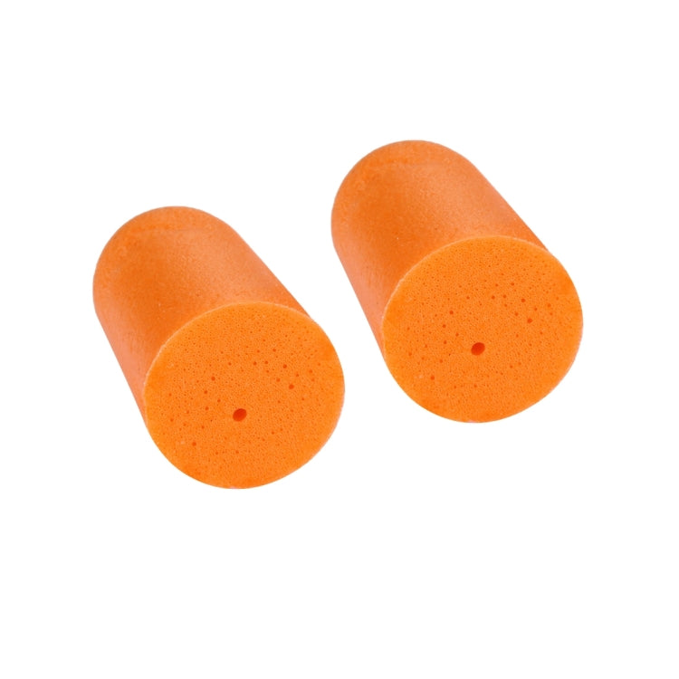 Tappi per orecchie in memory foam arancioni 10 paia