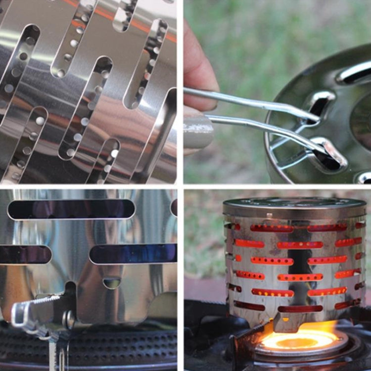 Copertura per riscaldatore a infrarossi per tenda da campeggio esterna in acciaio inossidabile, Heater Cover