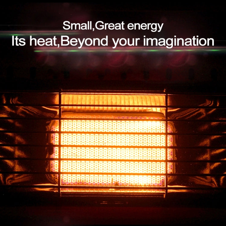 Bruciatore per stufa a gas multifunzionale portatile da viaggio per campeggio all'aperto, alimentato da doppio serbatoio del gas (non incluso), Dual Gas Tank