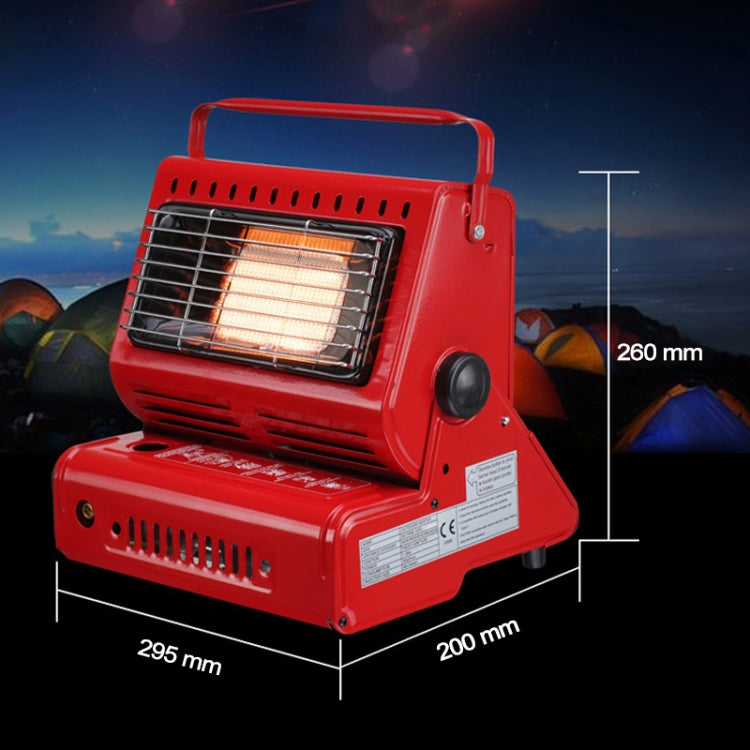 Bruciatore per stufa a gas multifunzionale portatile da viaggio per campeggio all'aperto, alimentato da doppio serbatoio del gas (non incluso), Dual Gas Tank
