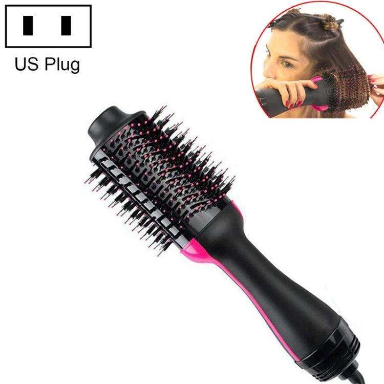 Pettine ad aria calda multifunzionale a ioni negativi a infrarossi Pettine per capelli ricci lisci, spina americana, US Plug