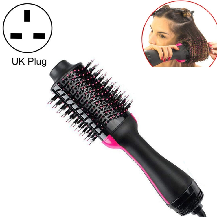 Pettine multifunzionale ad aria calda con ioni negativi a infrarossi, pettine per capelli lisci, spina UK, UK Plug