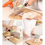 Tappo per coltello booster per taglio di verdure per alimenti necessari da cucina creativa MEIYA, Cutting Booster Knife Cap